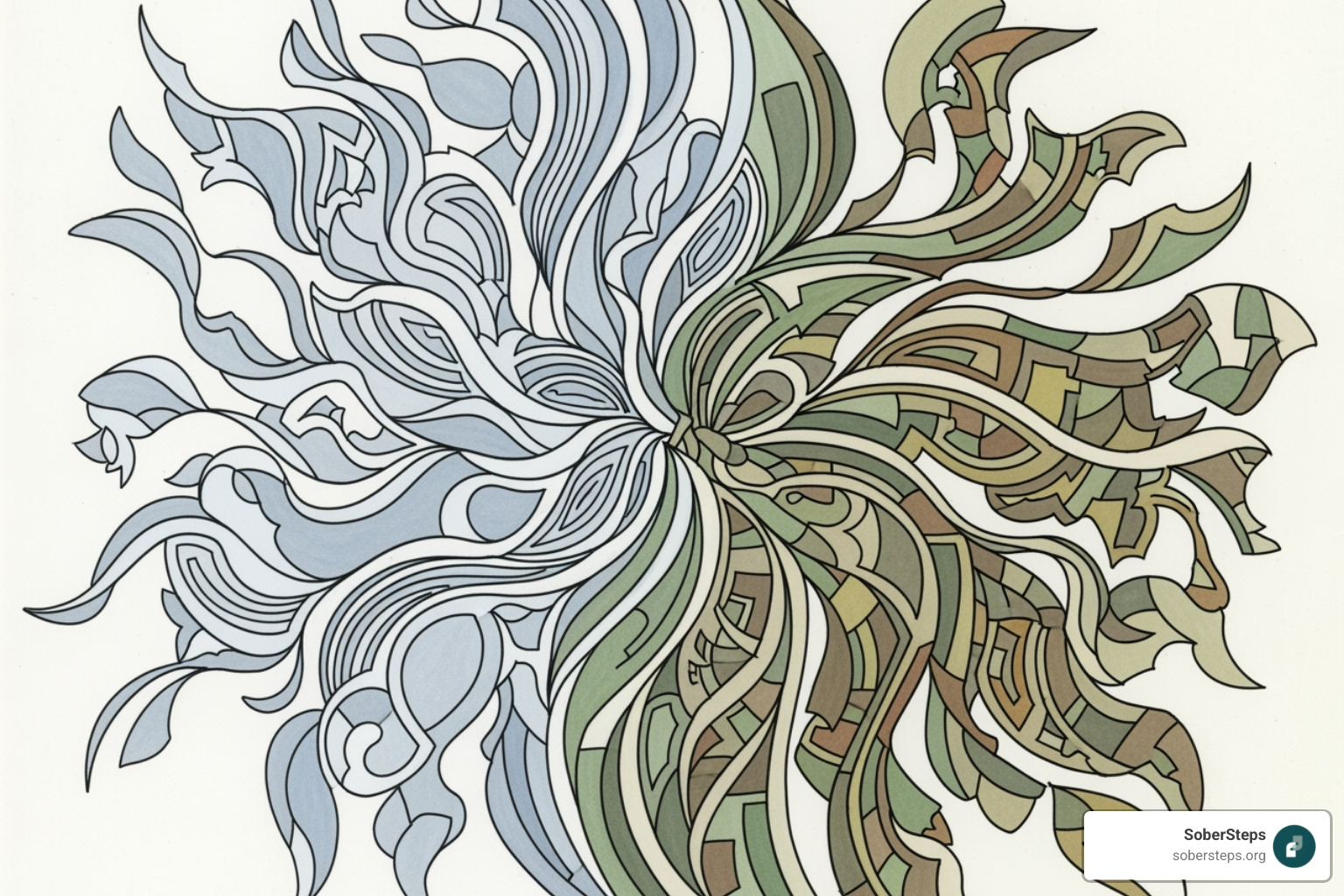 abstract art showing two intertwined patterns representing dual diagnosis - dual diagnosis treatment plan abstract art showing two intertwined patterns representing dual diagnosis - dual diagnosis treatment plan