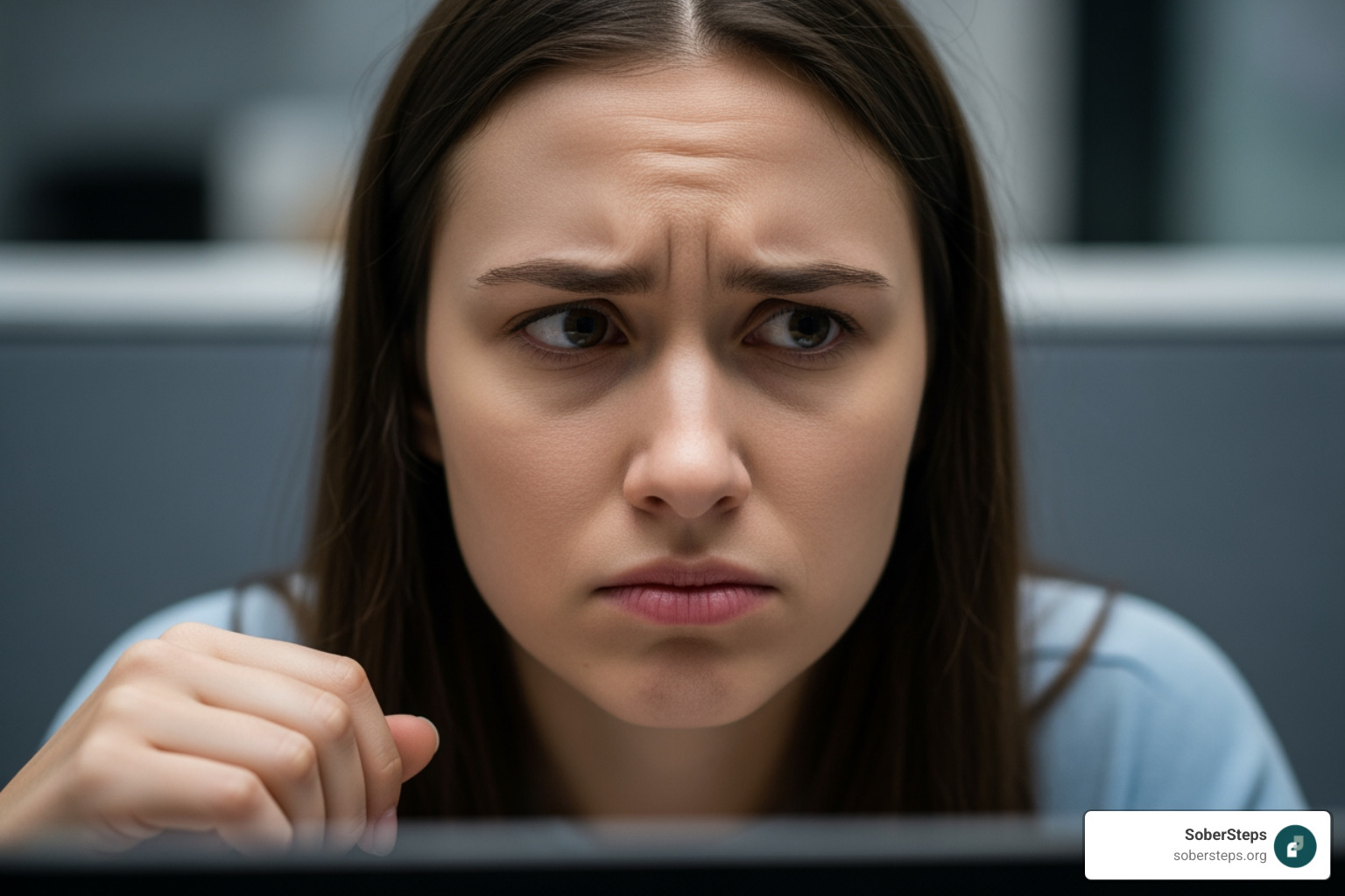 Person struggling with impulsivity - ADHD and substance use