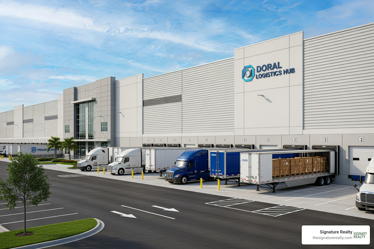 Modern industrial warehouse in Doral - commercial real estate miami fl Modern industrial warehouse in Doral - commercial real estate miami fl