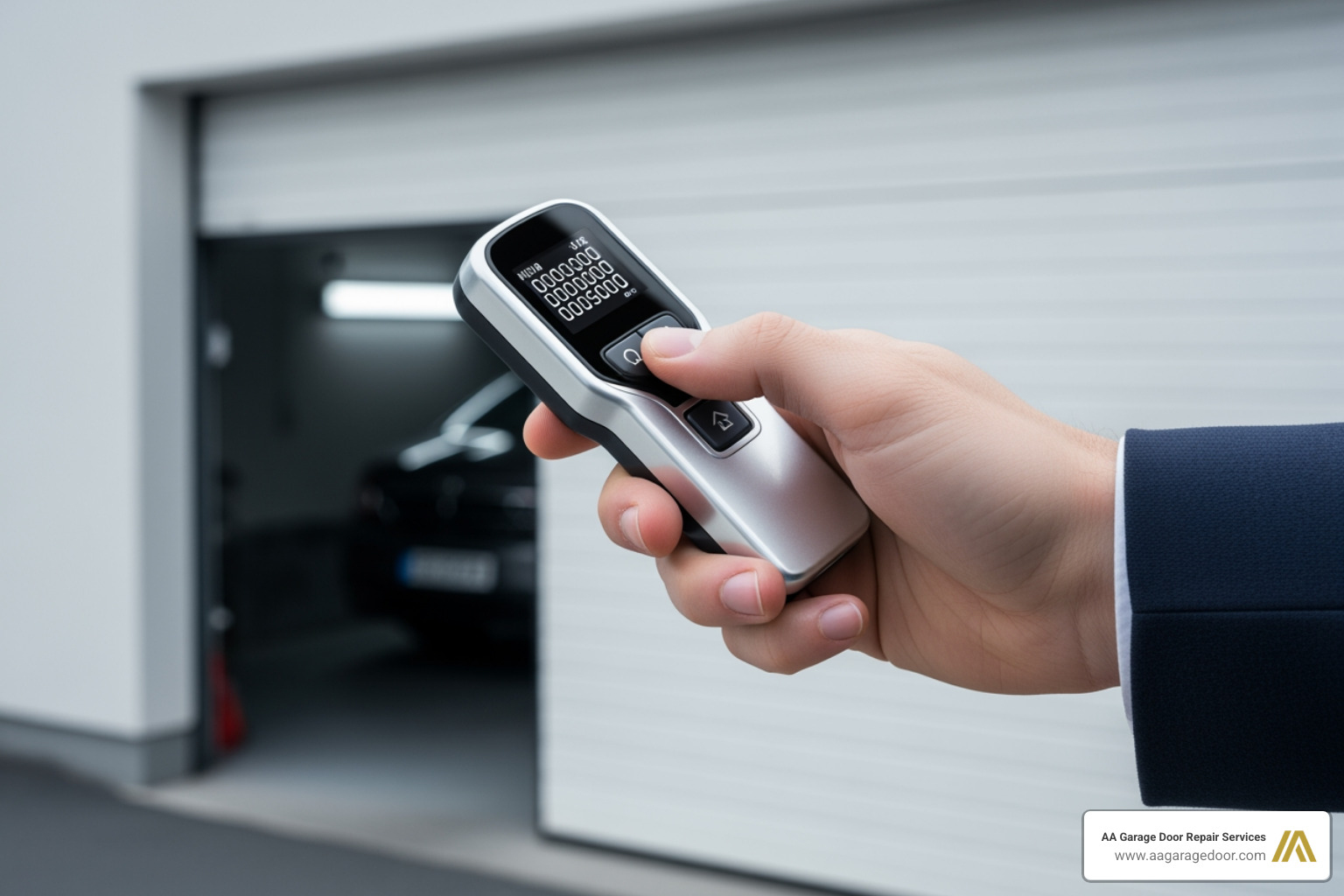 universal remote next to several different branded original remotes - universal garage door opener codes