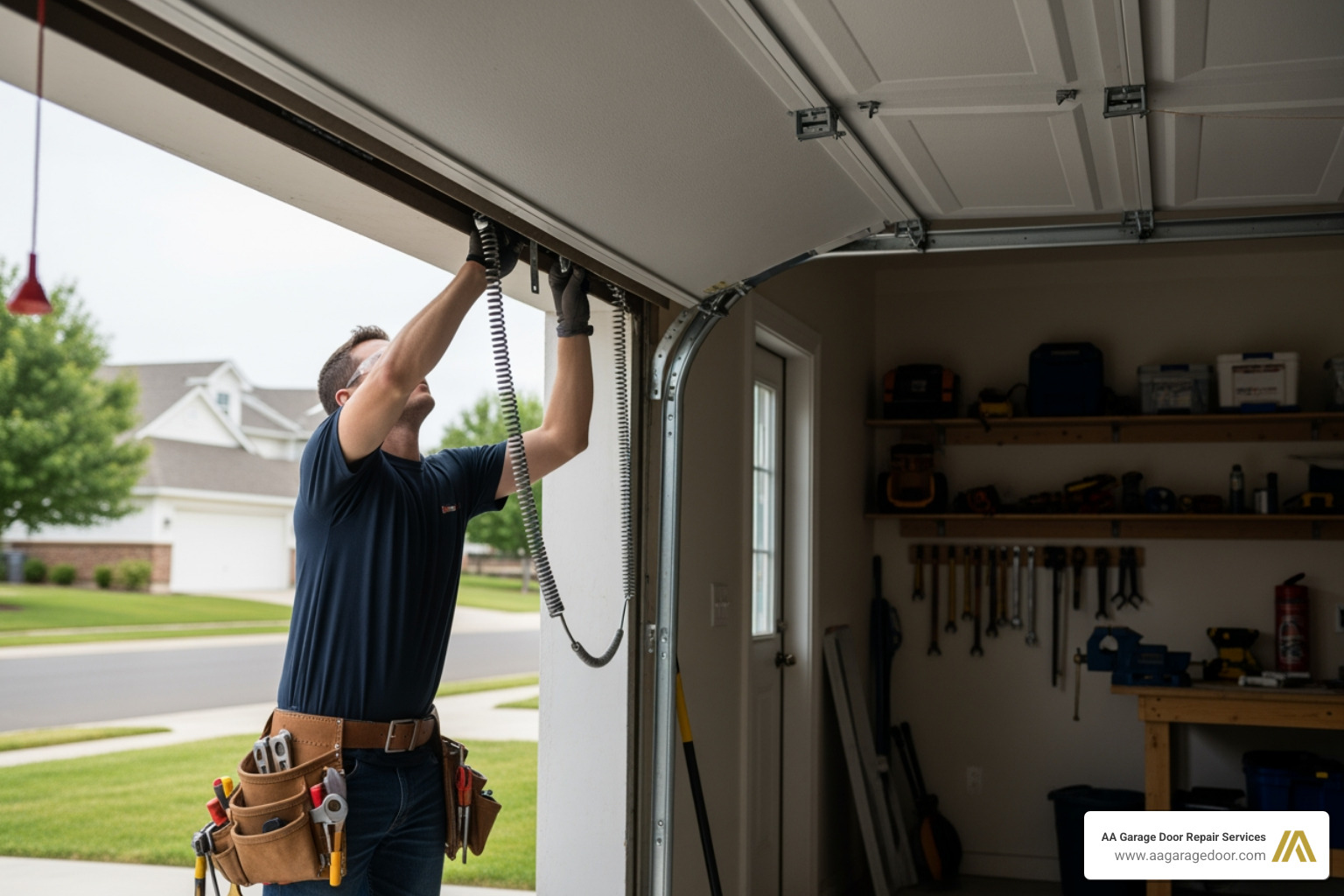 Different garage door material samples including steel, wood, and aluminum - Garage door installation cost