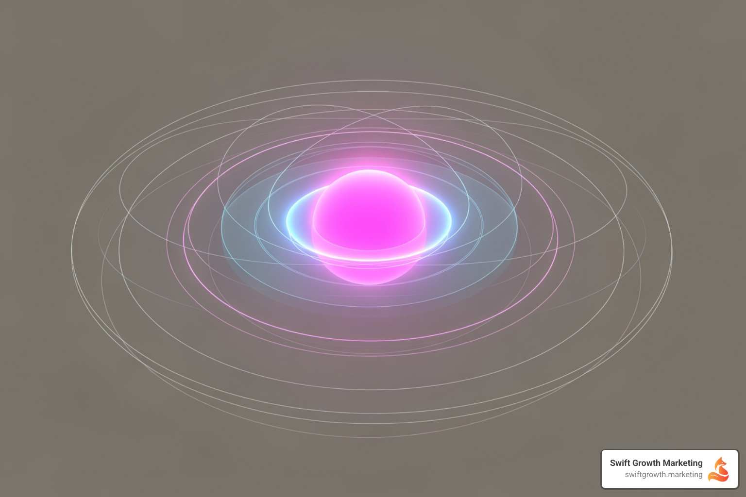 Infographic showing three concentric circles: the innermost circle labeled "Brand Leadership" (defining how your company stands for something meaningful), the middle circle labeled "Market Leadership" (achieving the largest market share in your category), and the outermost circle labeled "Thought Leadership" (positioning individuals as industry experts and trusted voices) - brand leadership positioning