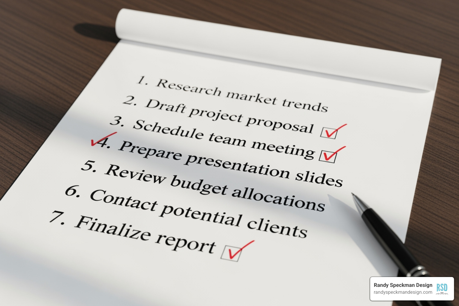 checklist showing the 7 steps - negative review response