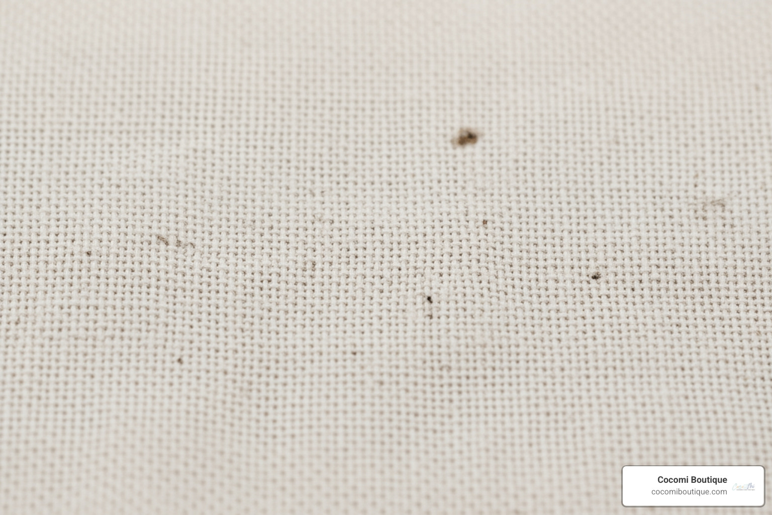 Image showing the texture of organic cotton fabric. - infant portable lounger