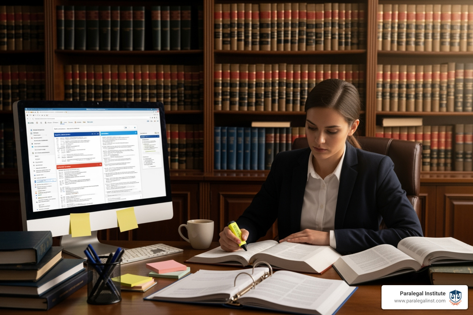 paralegal conducting legal research - do you need a degree to be a paralegal