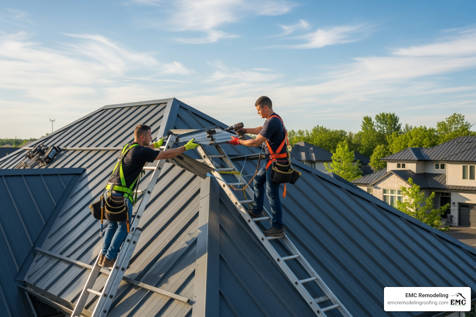metal roof reflecting sun - metal roofing installers in my area
