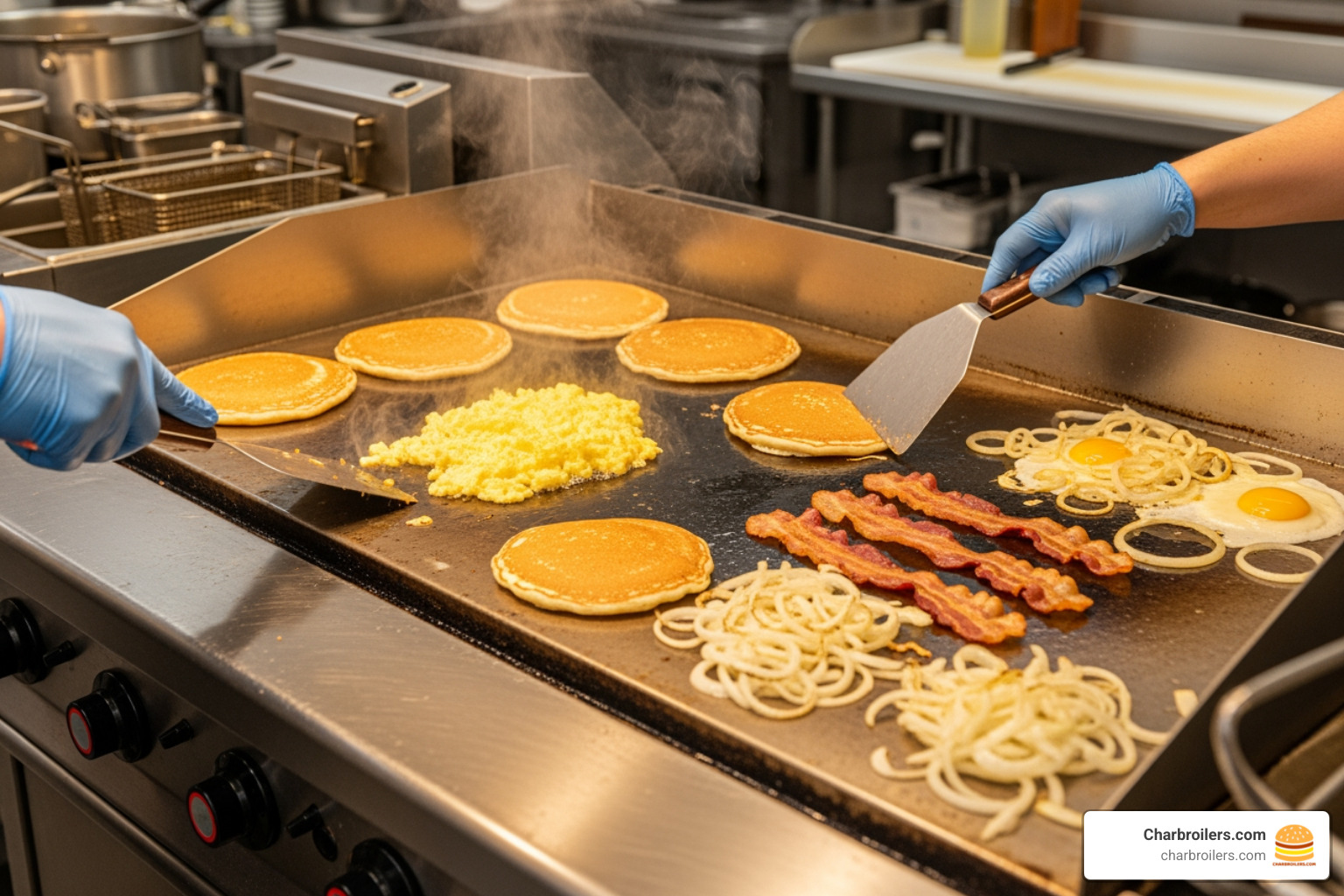 commercial stainless steel griddle