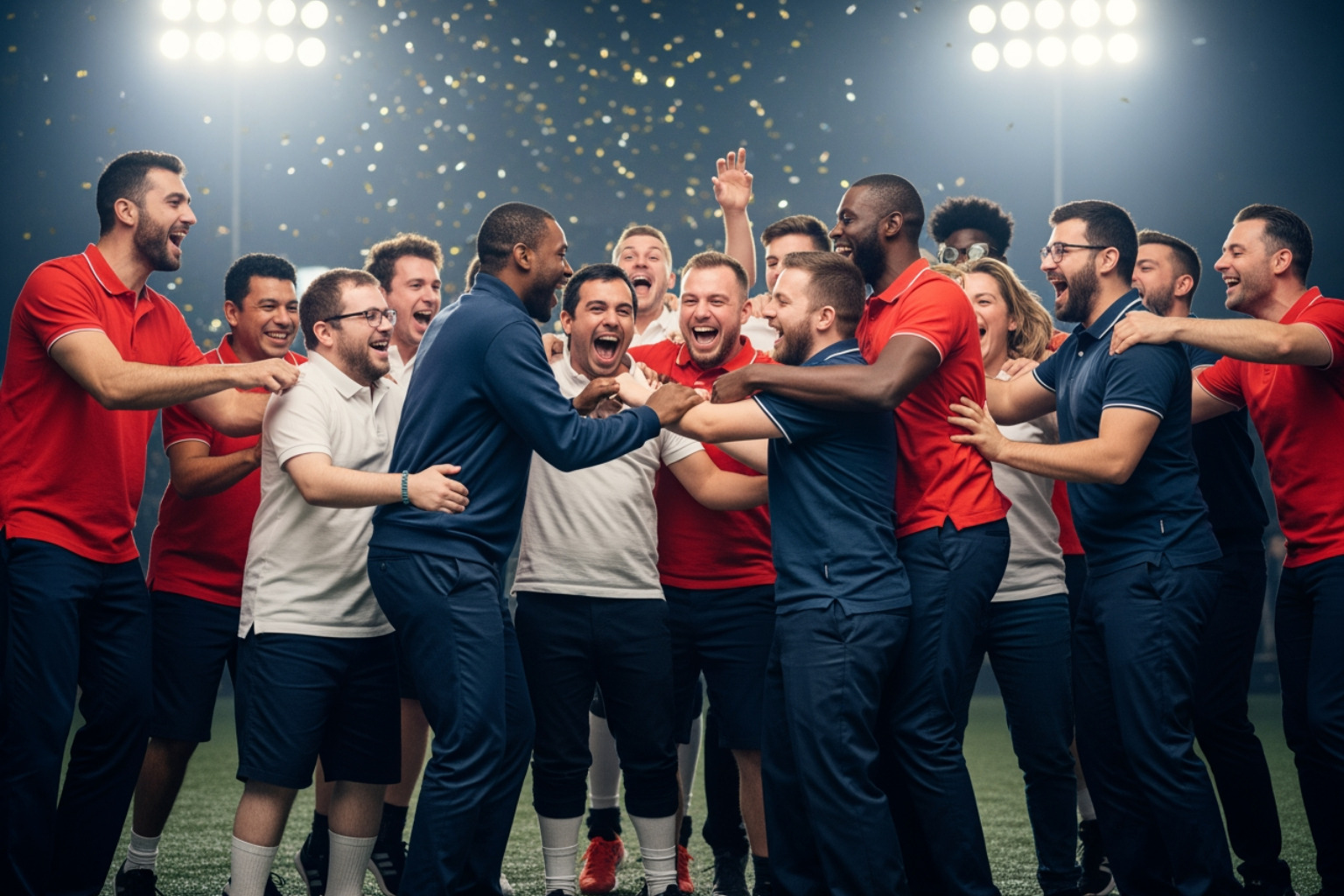 Team Celebrating Win - On Leadership Lessons From Sports Team Celebrating Win - On Leadership Lessons From Sports