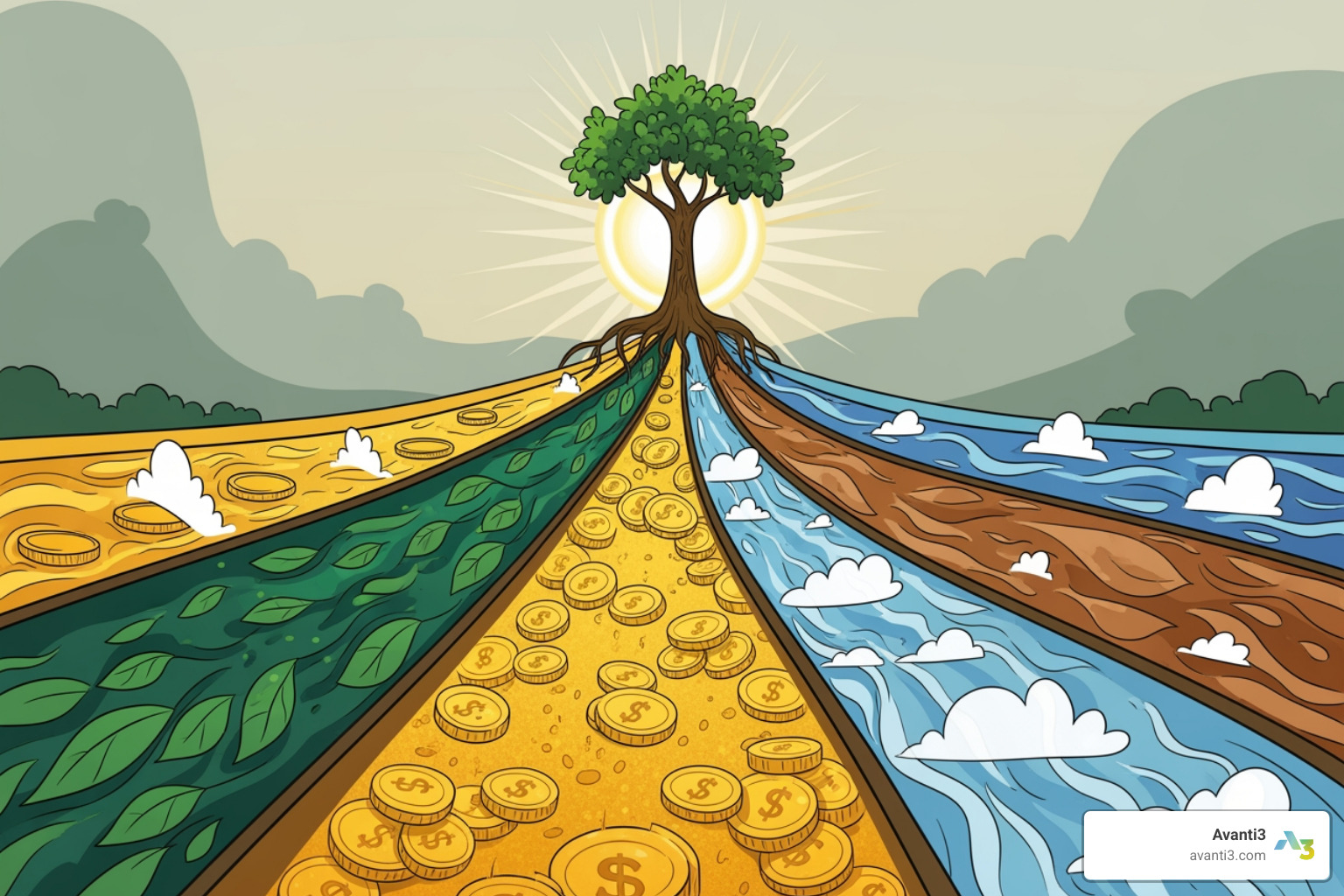 flowchart showing different monetization models - creator monetization platform