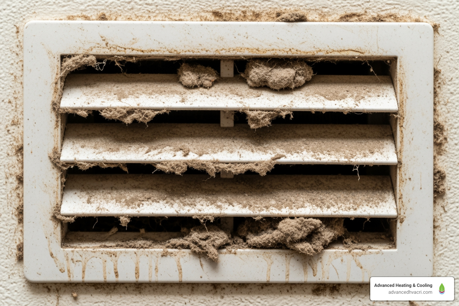 dirty dusty air vent cover - Air duct cleaning cost