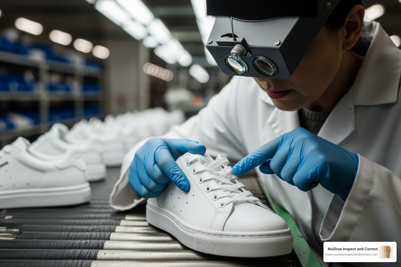 Detailed footwear inspection checklist next to a disassembled shoe showing its components - shoe inspection company Detailed footwear inspection checklist next to a disassembled shoe showing its components - shoe inspection company