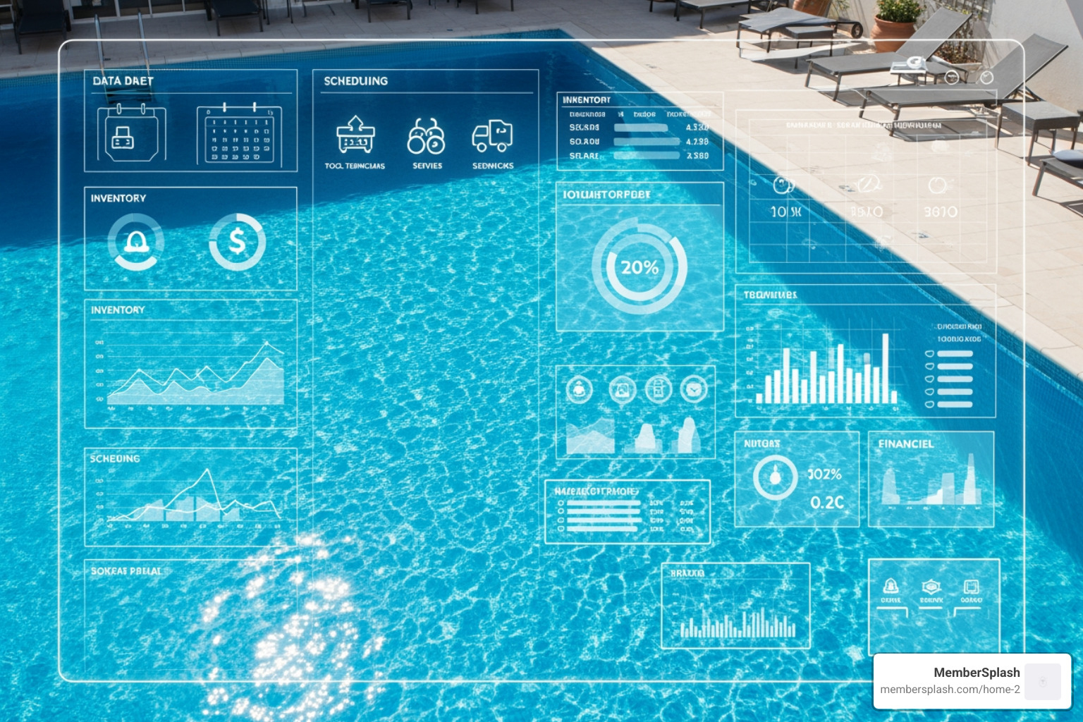 mobile app interface showing a technician's daily route and job list - pool business management software mobile app interface showing a technician's daily route and job list - pool business management software