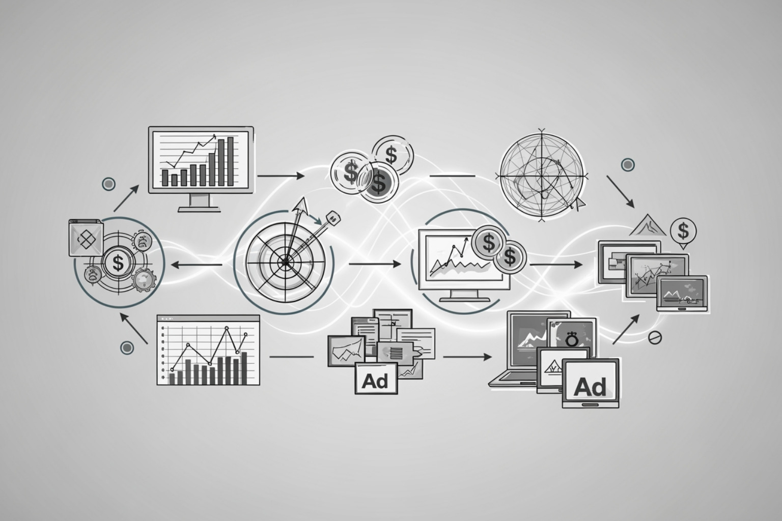PPC campaign flowchart - ppc for roofing companies