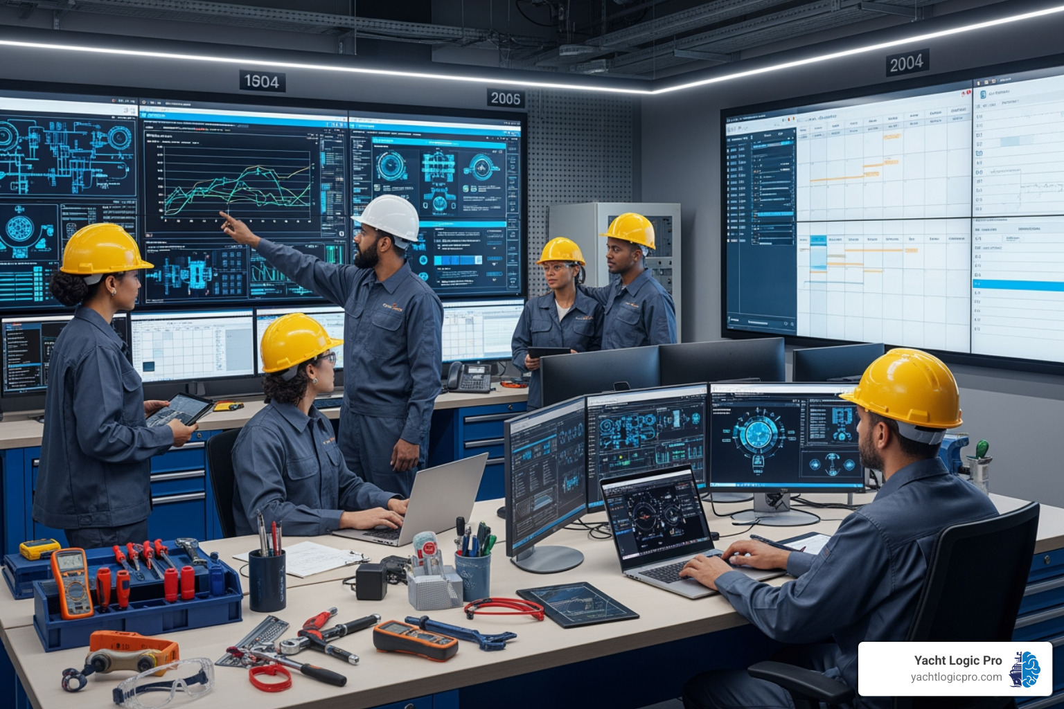 clean software dashboard showing work orders and asset health - Maintenance planning tools