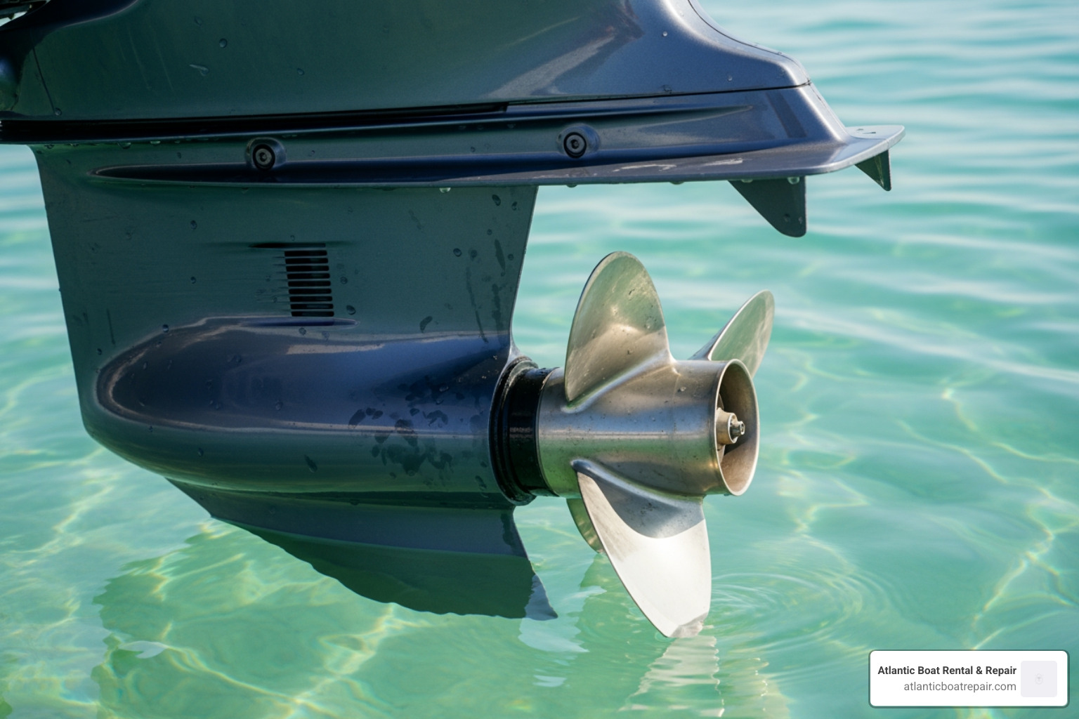 outboard lower unit - lower unit oil change