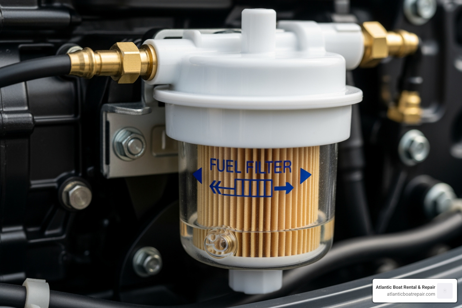 marine fuel filter - fuel filter change