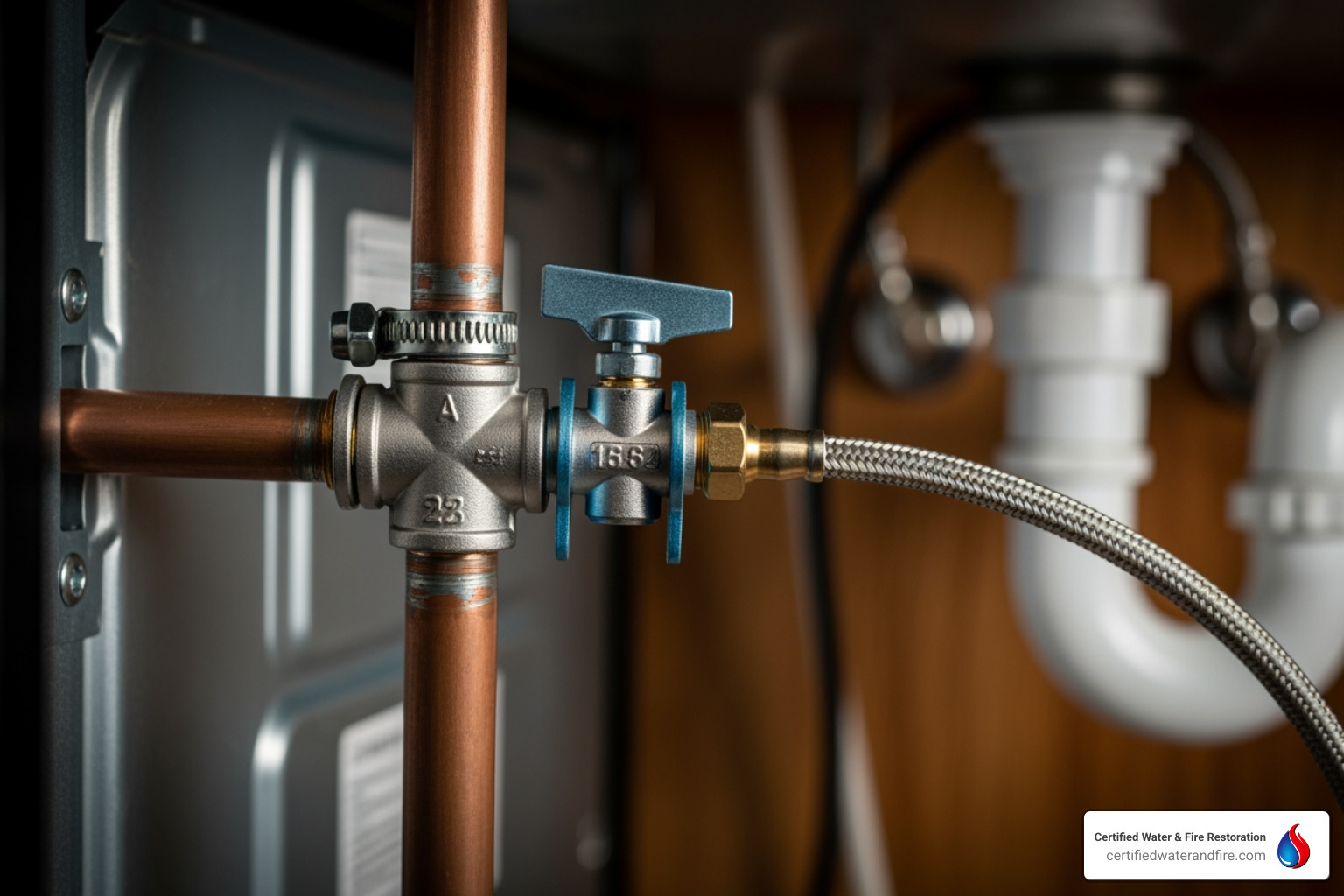refrigerator water shutoff valve - icemaker water line​ leaks