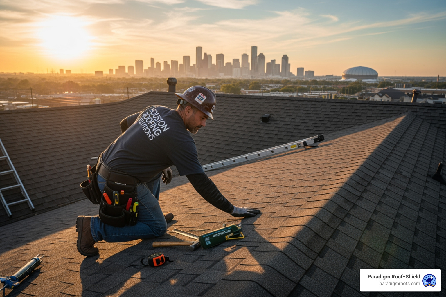 magnifying glass over a roofing contractor's license and insurance documents - Houston roofing contractor magnifying glass over a roofing contractor's license and insurance documents - Houston roofing contractor