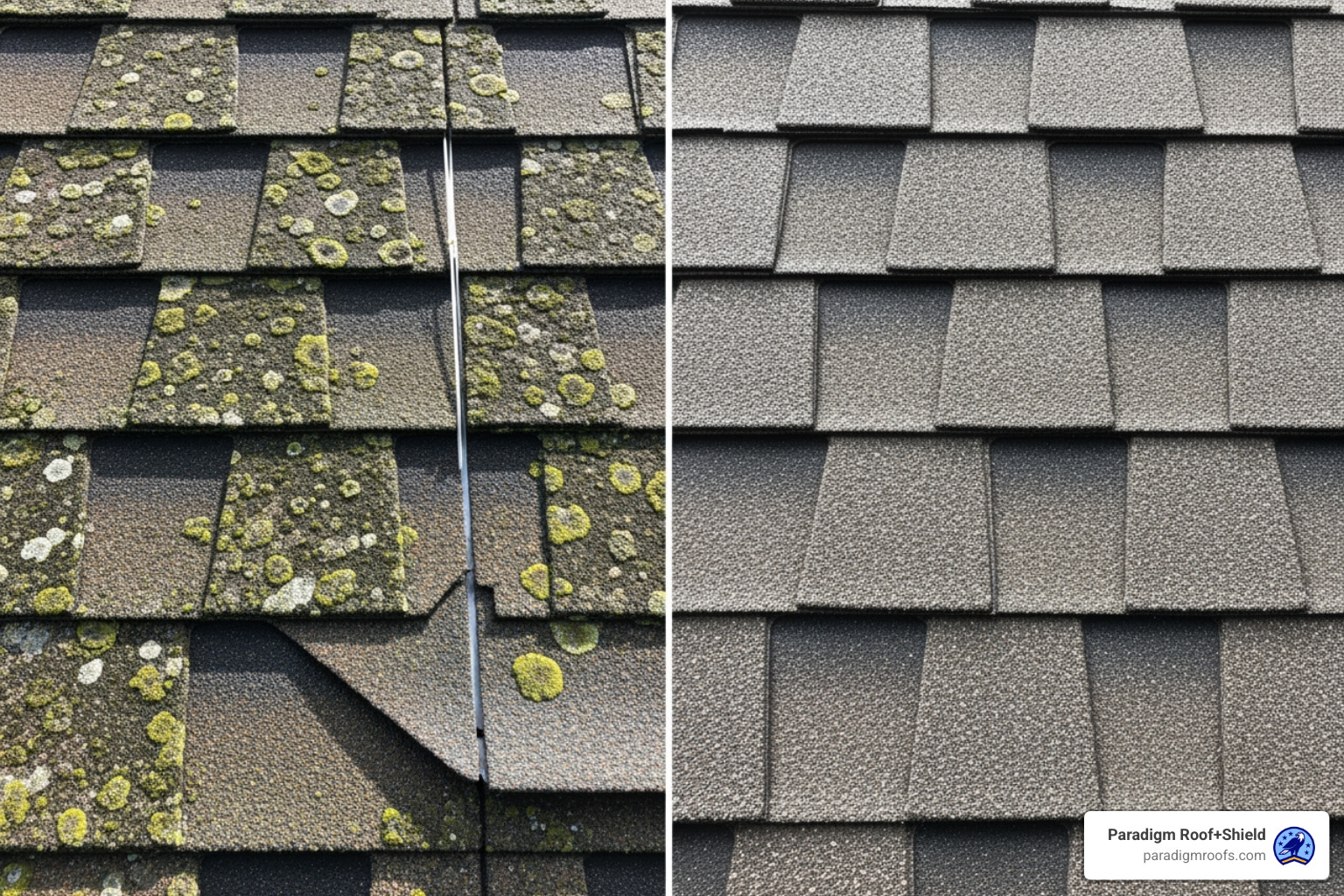 of a split-screen showing a weathered, algae-streaked shingle on one side and a clean, new algae-resistant shingle on the other - shingles roofing sheet price of a split-screen showing a weathered, algae-streaked shingle on one side and a clean, new algae-resistant shingle on the other - shingles roofing sheet price