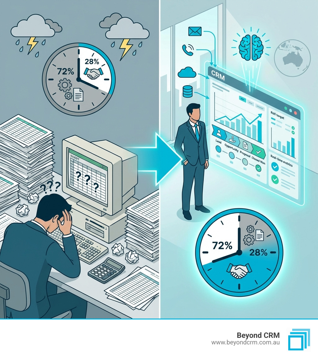 infographic showing transformation from manual spreadsheet forecasting to automated CRM forecasting - CRM for sales forecasting infographic infographic showing transformation from manual spreadsheet forecasting to automated CRM forecasting - CRM for sales forecasting infographic