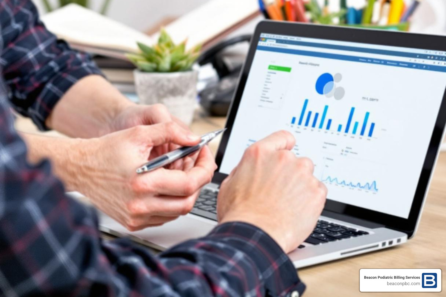 Denied medical claim form highlighting errors - Podiatry billing audit