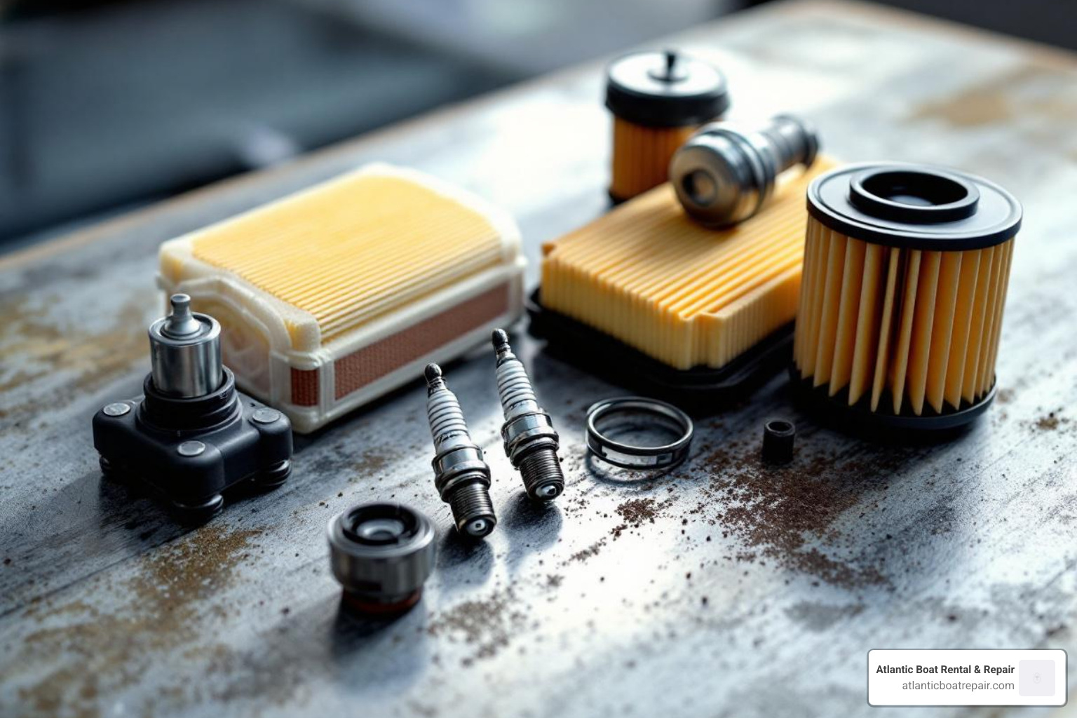 various tune-up parts - service tune up motor