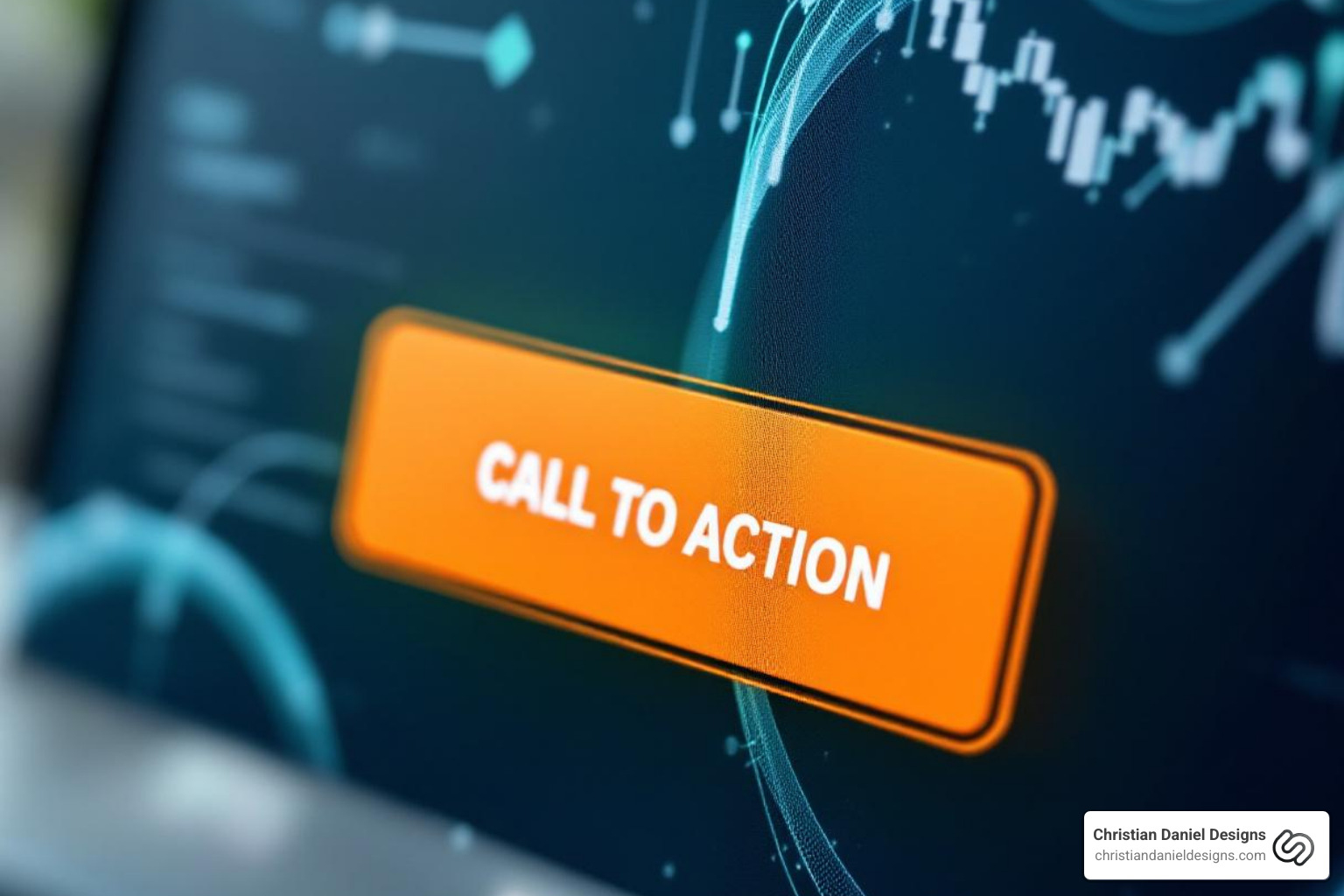 A website showing clear directional cues towards a prominent call-to-action button, highlighted with contrasting colors. - Conversion focused web design