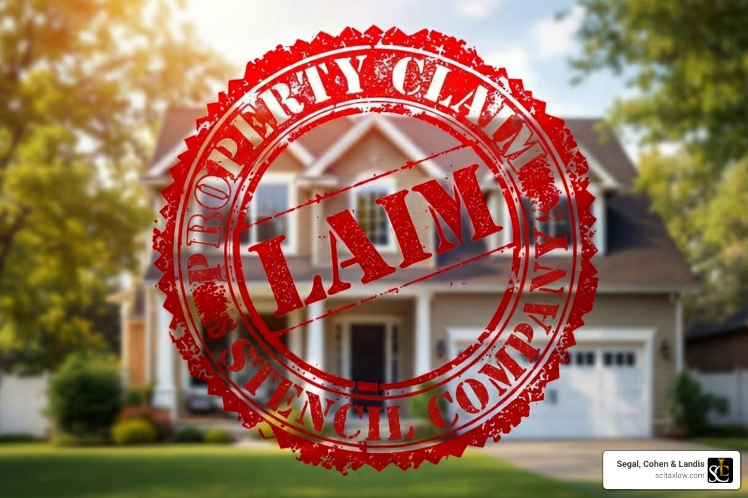 house with a "Lien" sign superimposed - tax lien lawyers near me