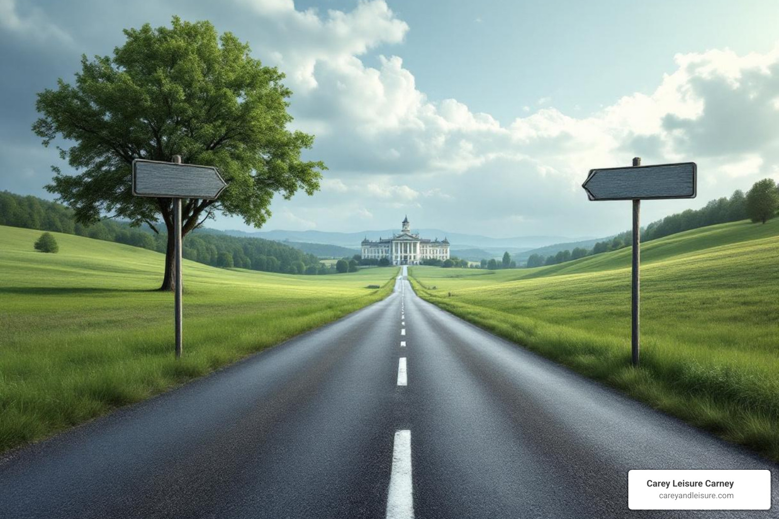 fork in a road, with one sign pointing to "Settlement" and the other to "Litigation" - do personal injury lawyers go to court