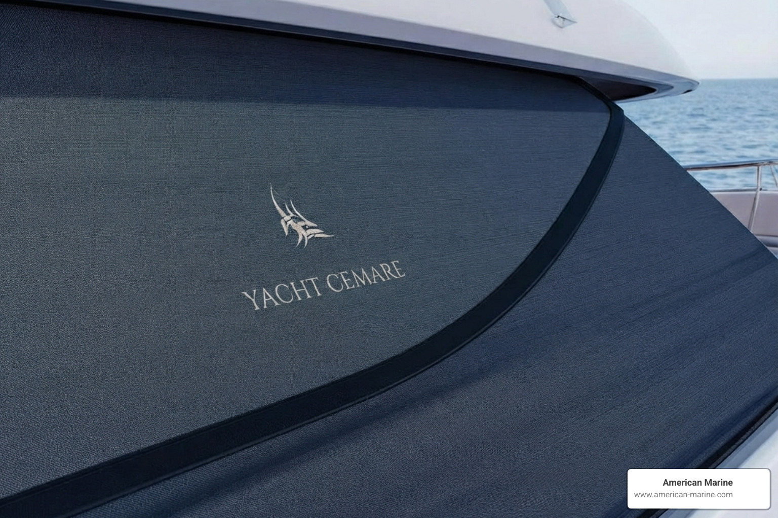 yacht enclosure with subtle, neat branding - Custom enclosure design yacht enclosure with subtle, neat branding - Custom enclosure design
