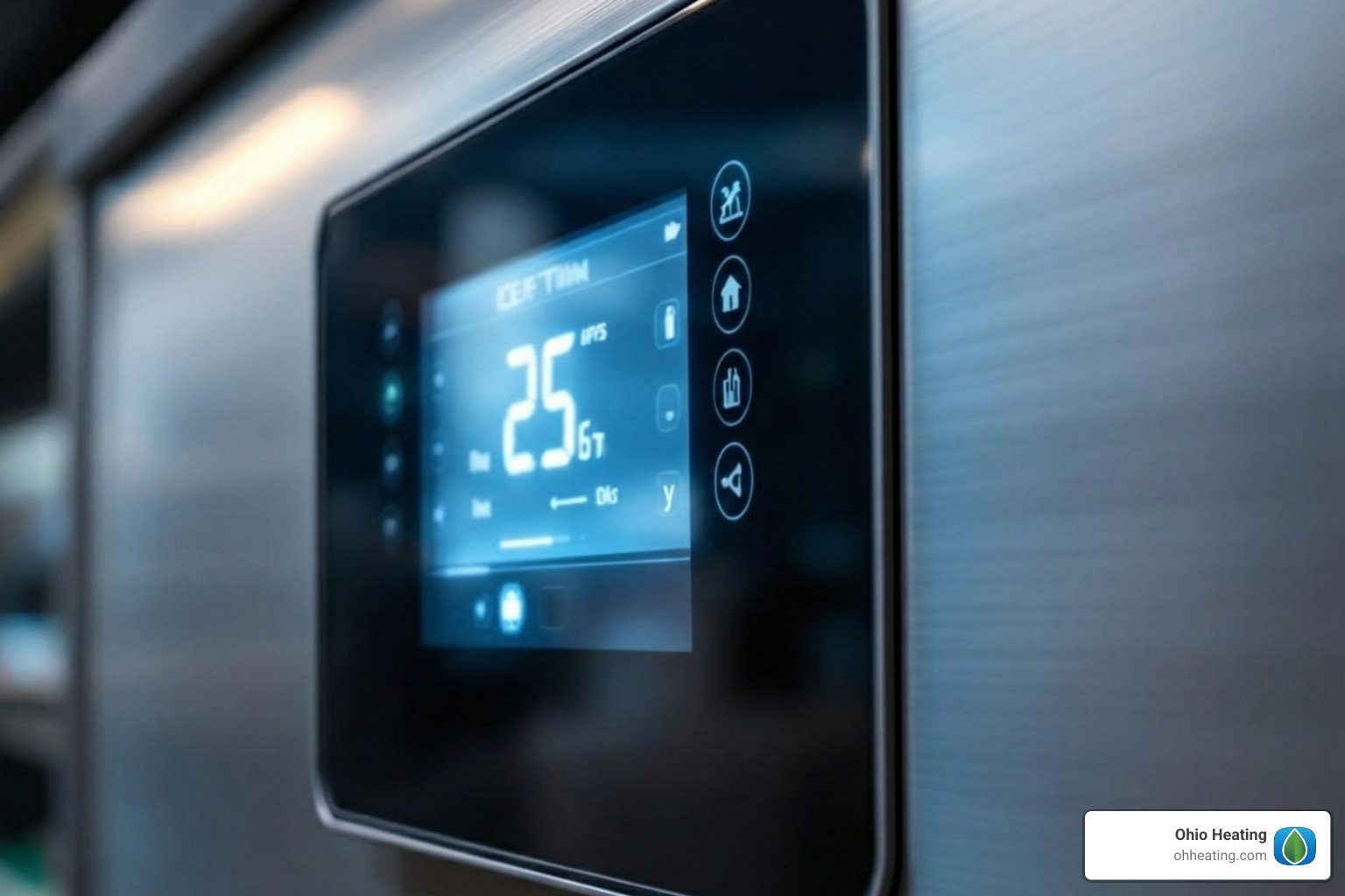 Digital control panel on an ice machine - ice maker commercial