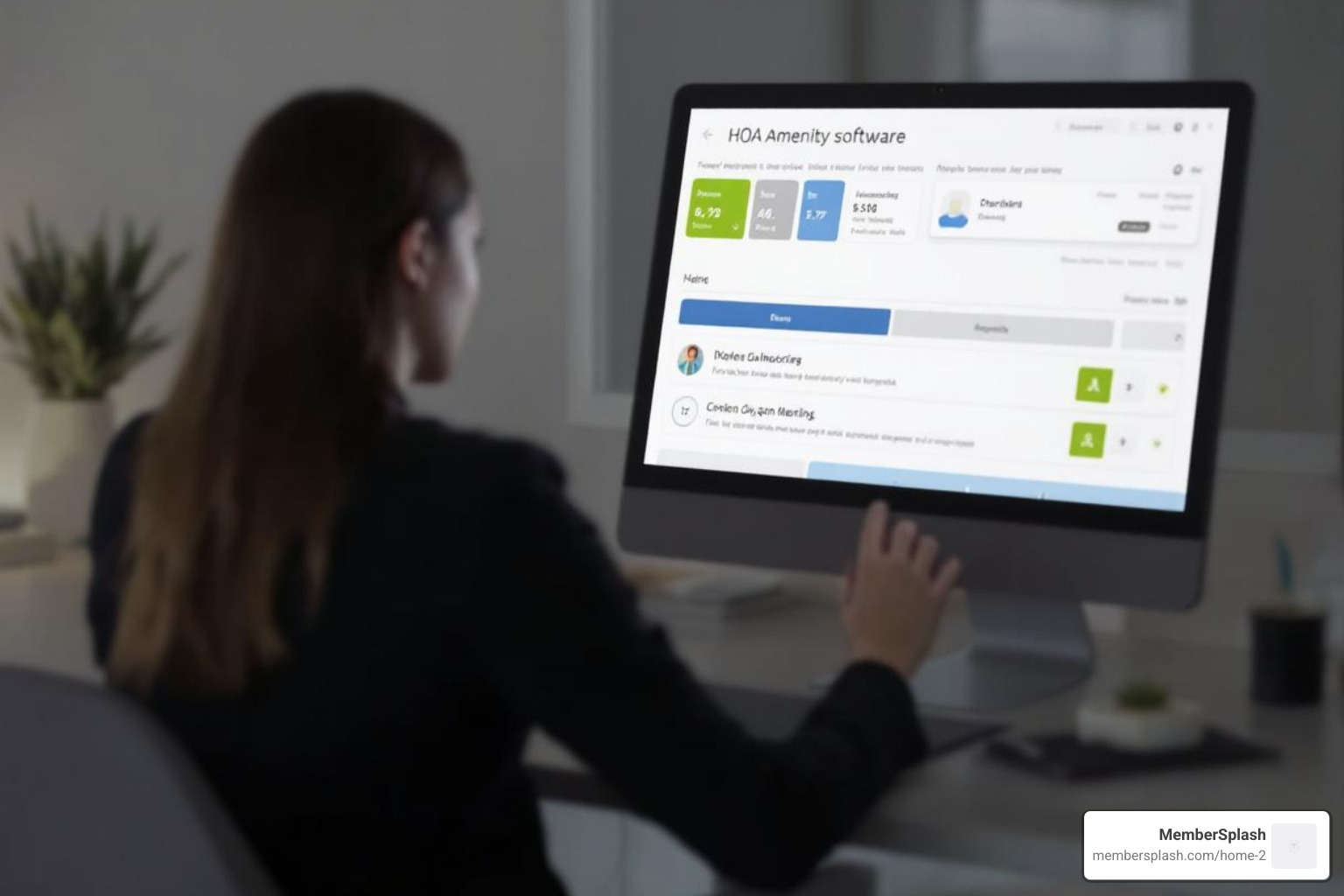 resident booking tennis court on phone - HOA amenity software