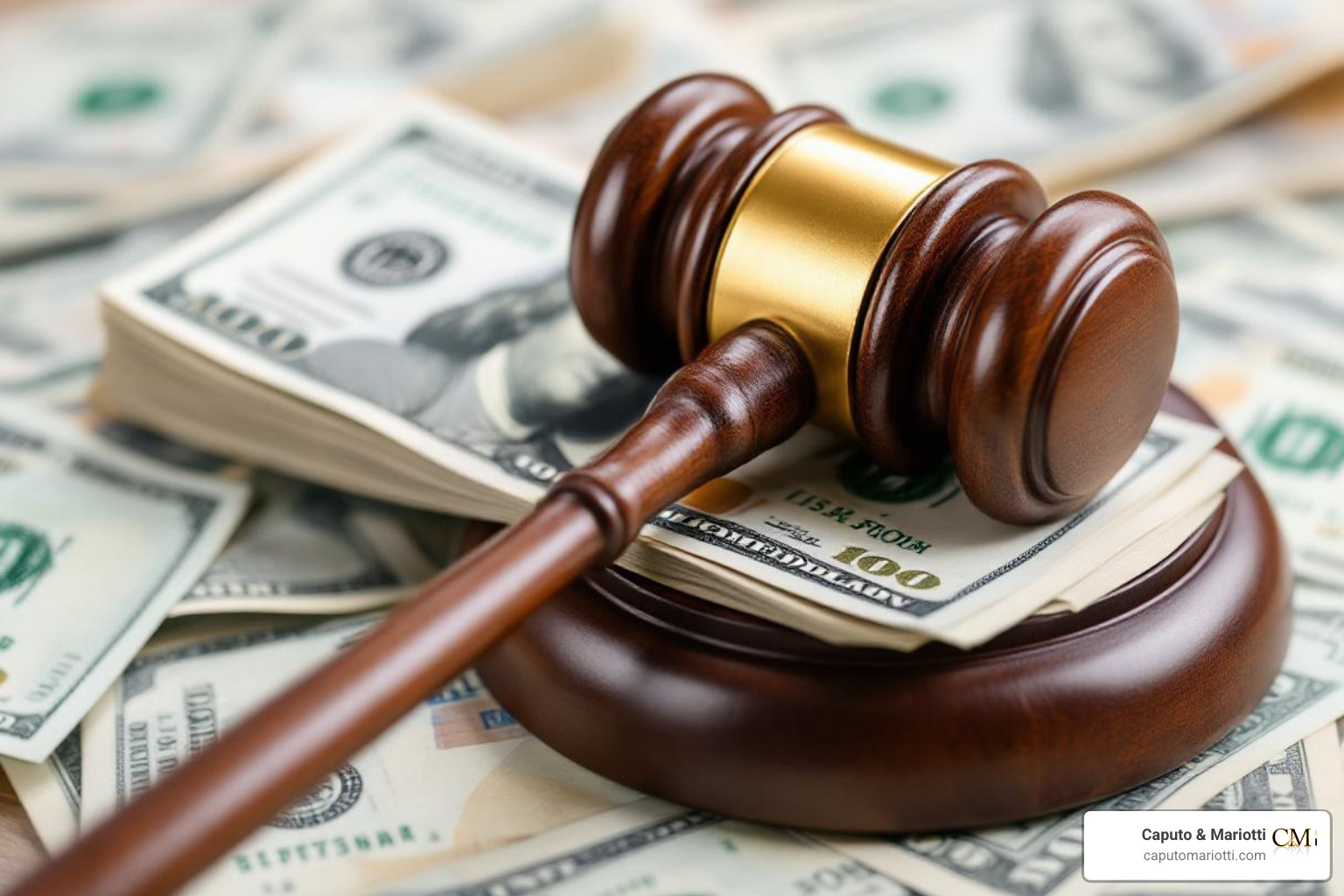 Gavel and money symbolizing legal compensation - Zantac lawsuit compensation Gavel and money symbolizing legal compensation - Zantac lawsuit compensation