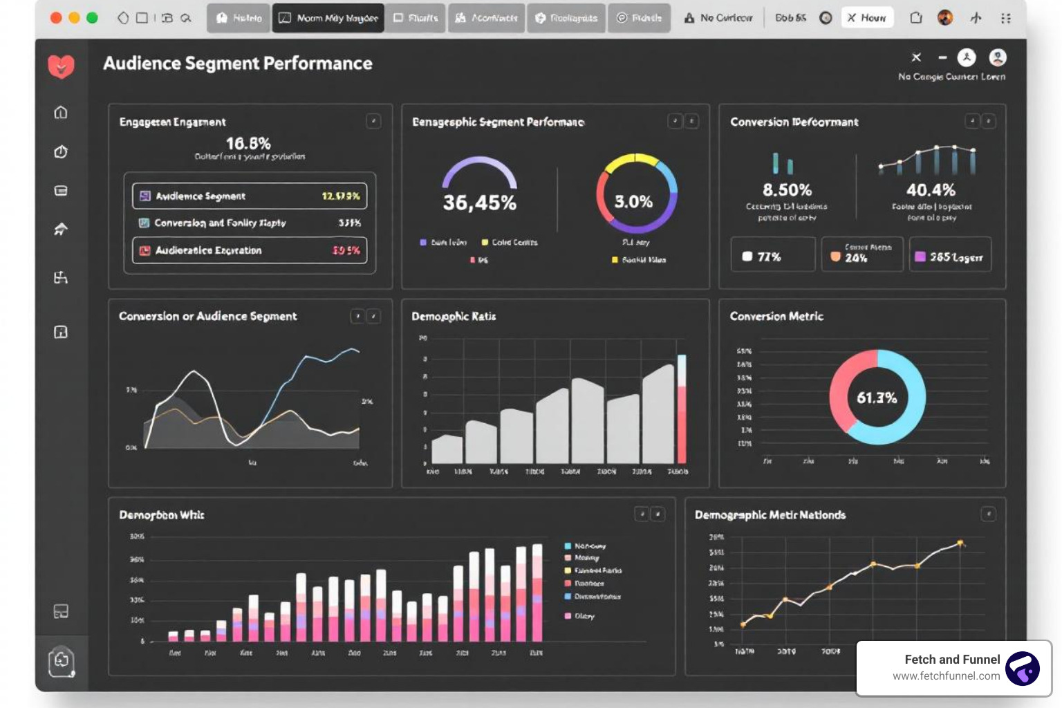 dashboard showing segment performance metrics - Audience segmentation strategies dashboard showing segment performance metrics - Audience segmentation strategies