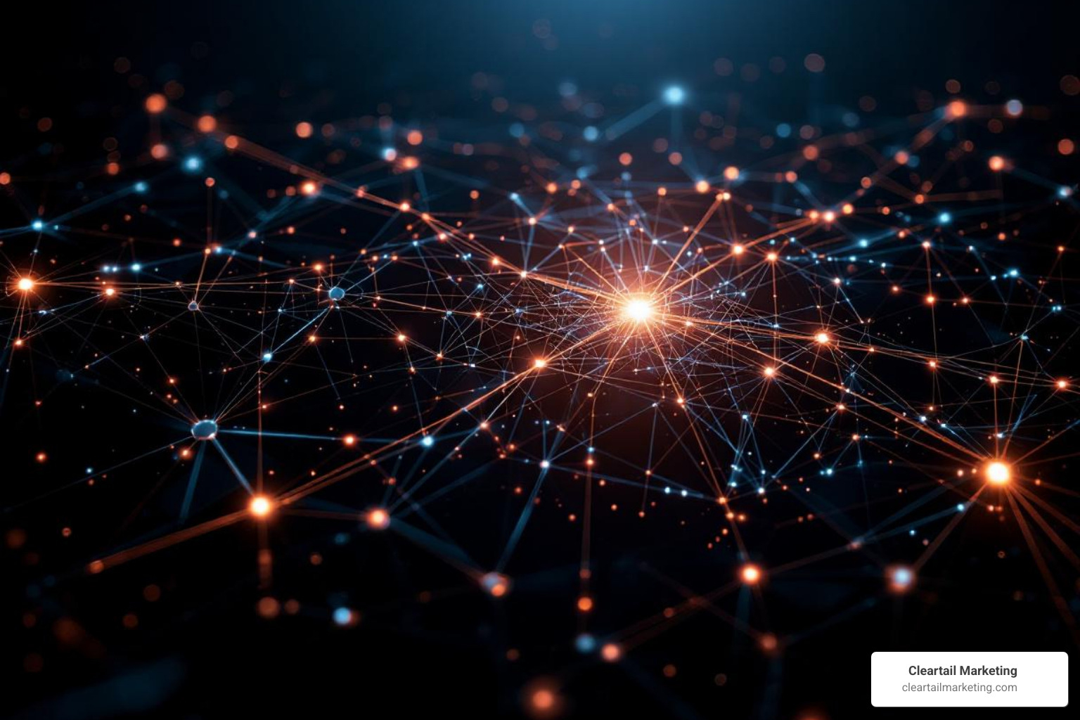 ABSTRACT AI NETWORK GRAPHIC - ONLINE REPUTATION SERVICES