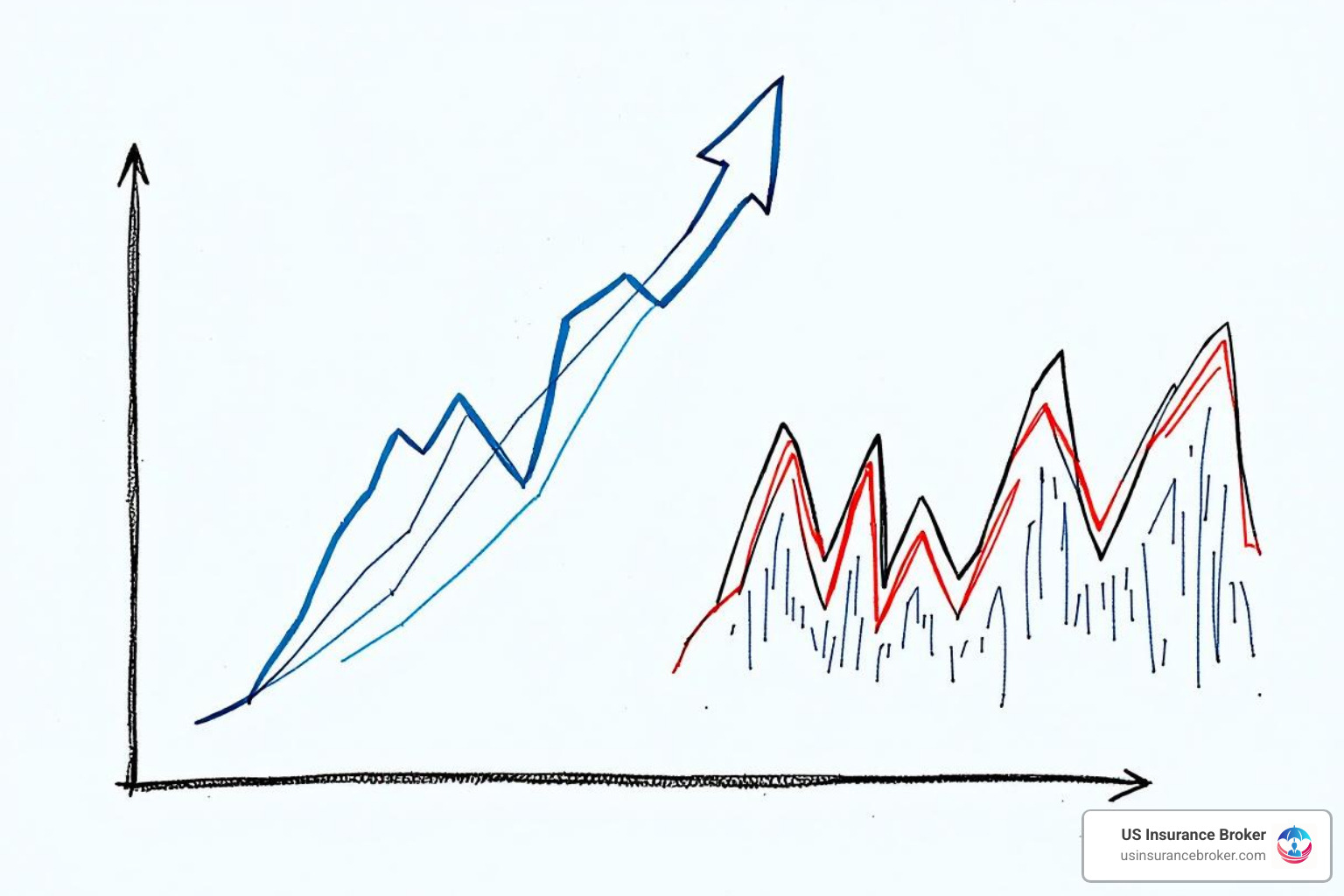 Graph illustrating cash flow stability with pay-as-you-go workers' comp versus cash flow dips with traditional payment plans - pay as you go workers comp florida Graph illustrating cash flow stability with pay-as-you-go workers' comp versus cash flow dips with traditional payment plans - pay as you go workers comp florida