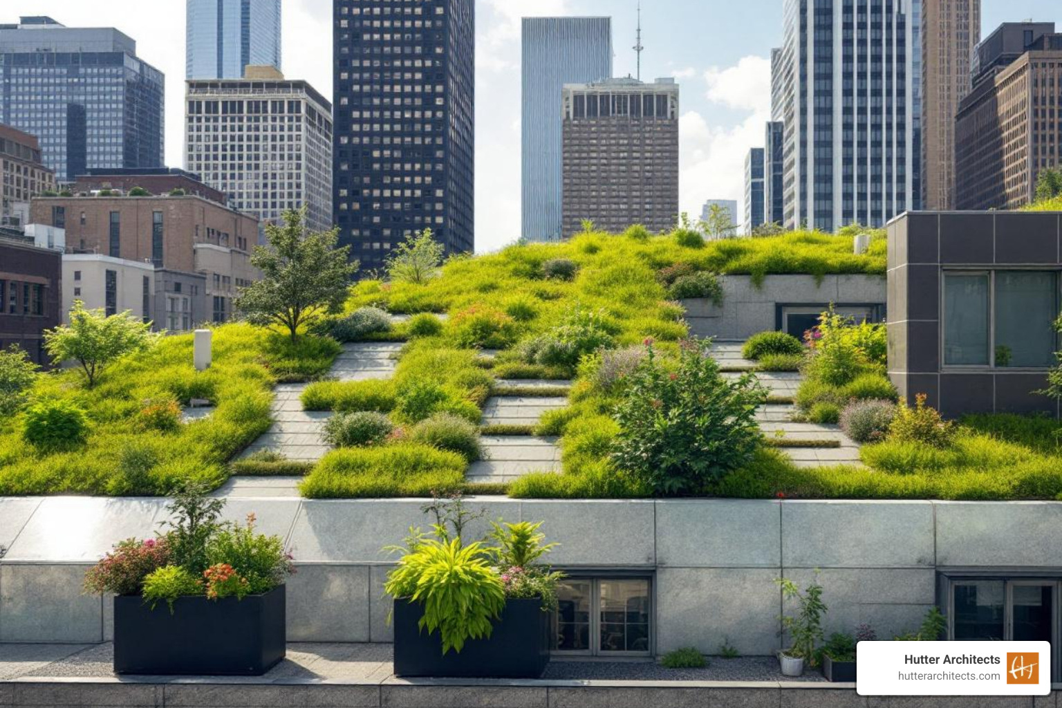 green roof Chicago - architecture firms in chicago il