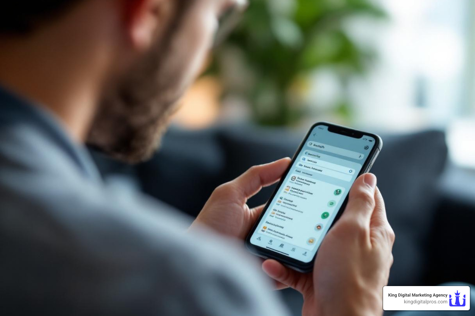 Patient Searching For A Doctor On Their Smartphone - Doctor Online Presence