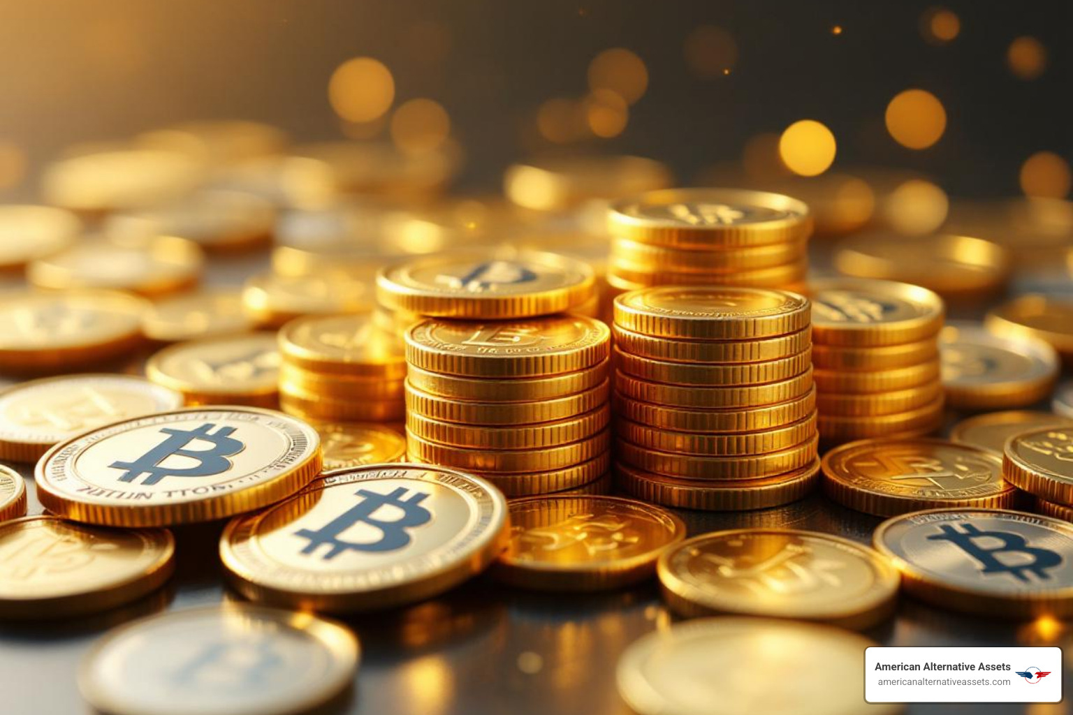 physical gold and silver coins shining - diversify investment portfolio