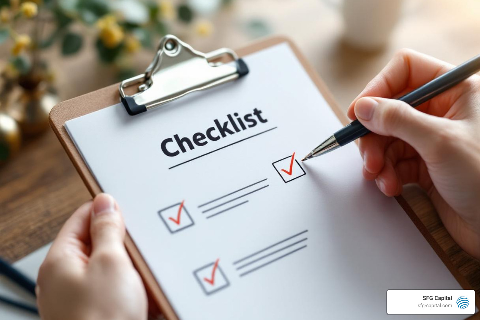 a checklist on a clipboard - Apply for ERC credit a checklist on a clipboard - Apply for ERC credit