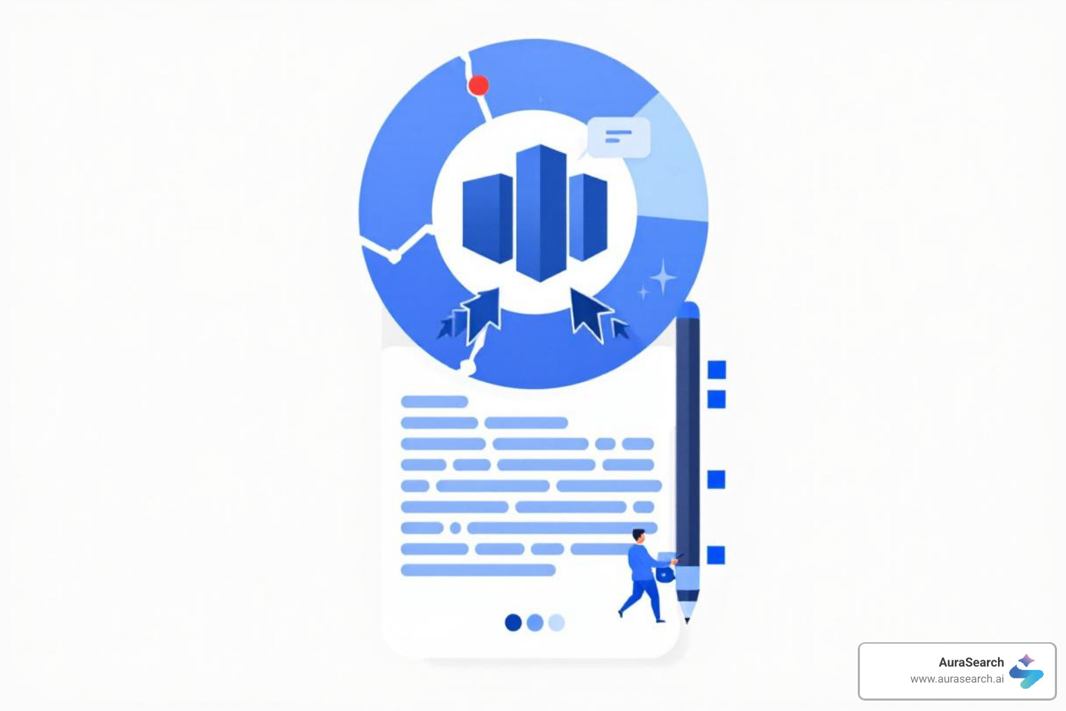 A search result page showing an AI Overview at the top, highlighting a cited source from a website - content optimization A search result page showing an AI Overview at the top, highlighting a cited source from a website - content optimization