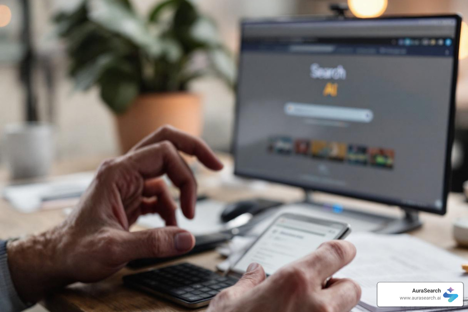 An interactive tool generated within an AI search response - AI search experience