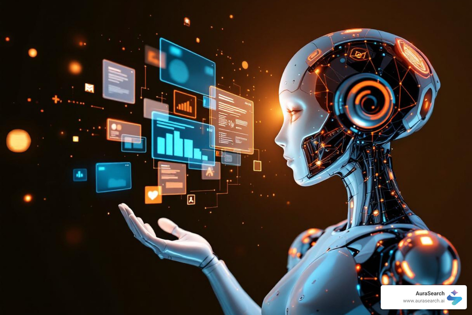 AI model pulling information from multiple web pages to create a single summary - ai-powered conversational search optimization