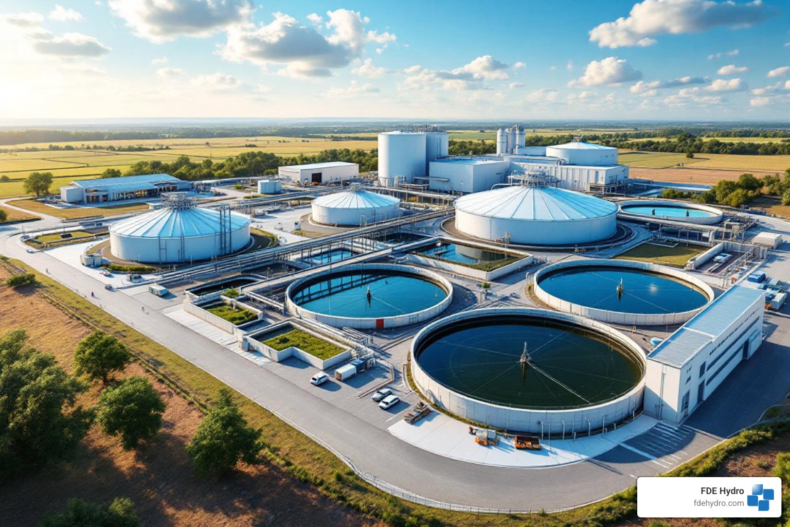 Modern water reclamation facility - water resource management Modern water reclamation facility - water resource management