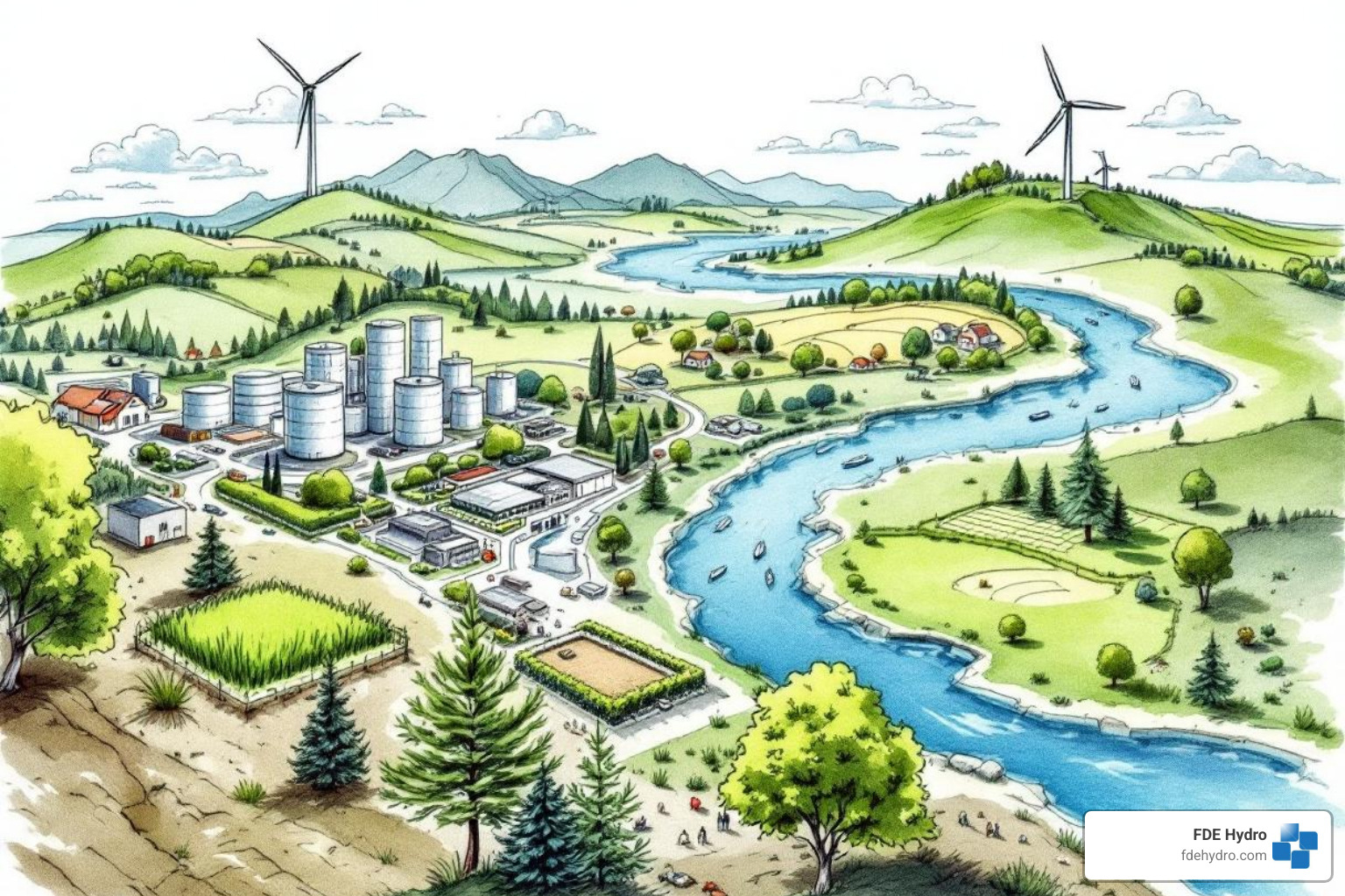 Diagram illustrating the interconnectedness of IWRM across sectors like agriculture, urban planning, and energy - water resource management Diagram illustrating the interconnectedness of IWRM across sectors like agriculture, urban planning, and energy - water resource management