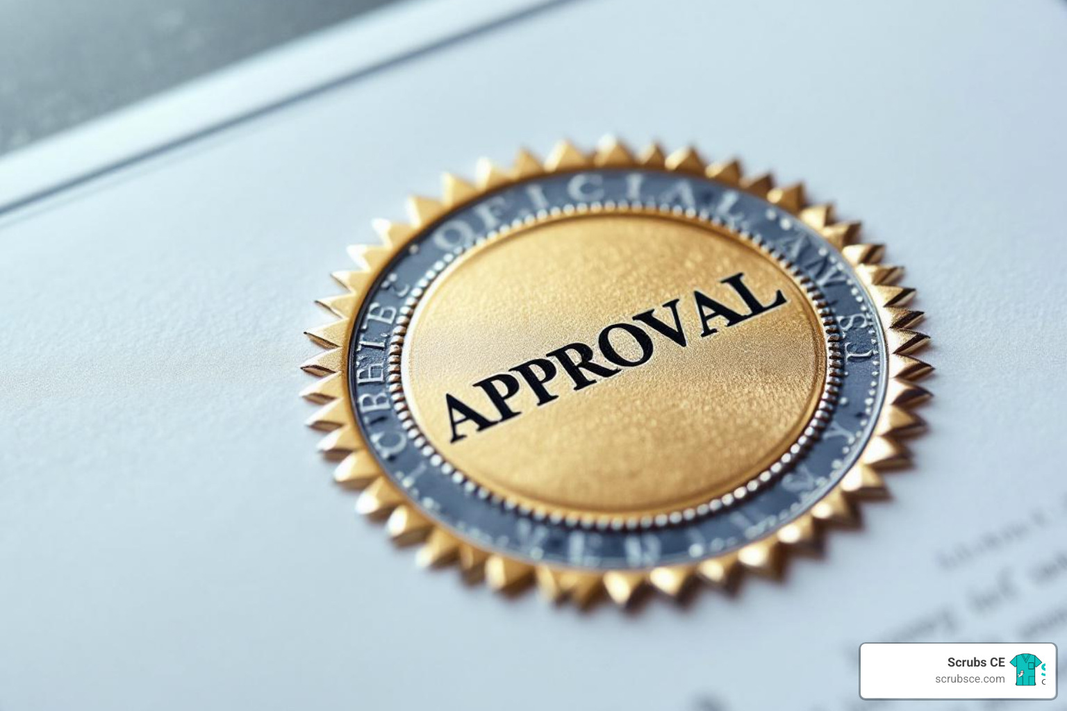 ASRT approval seal on a certificate - asrt ce approval ASRT approval seal on a certificate - asrt ce approval