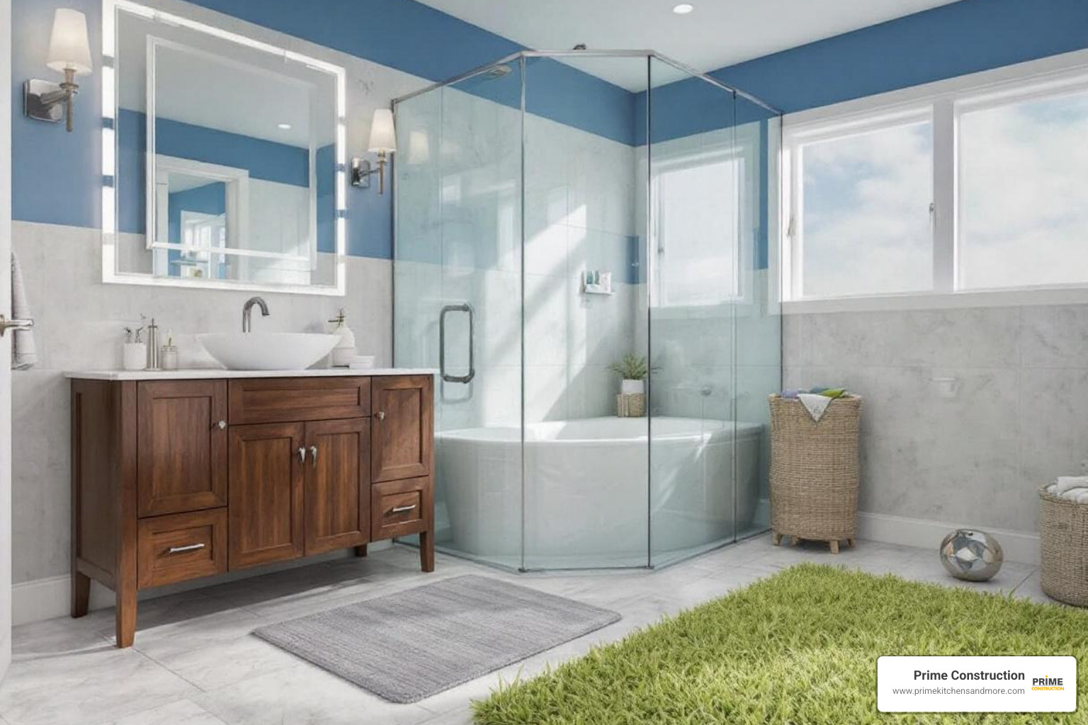 building permit document - licensed bathroom contractor