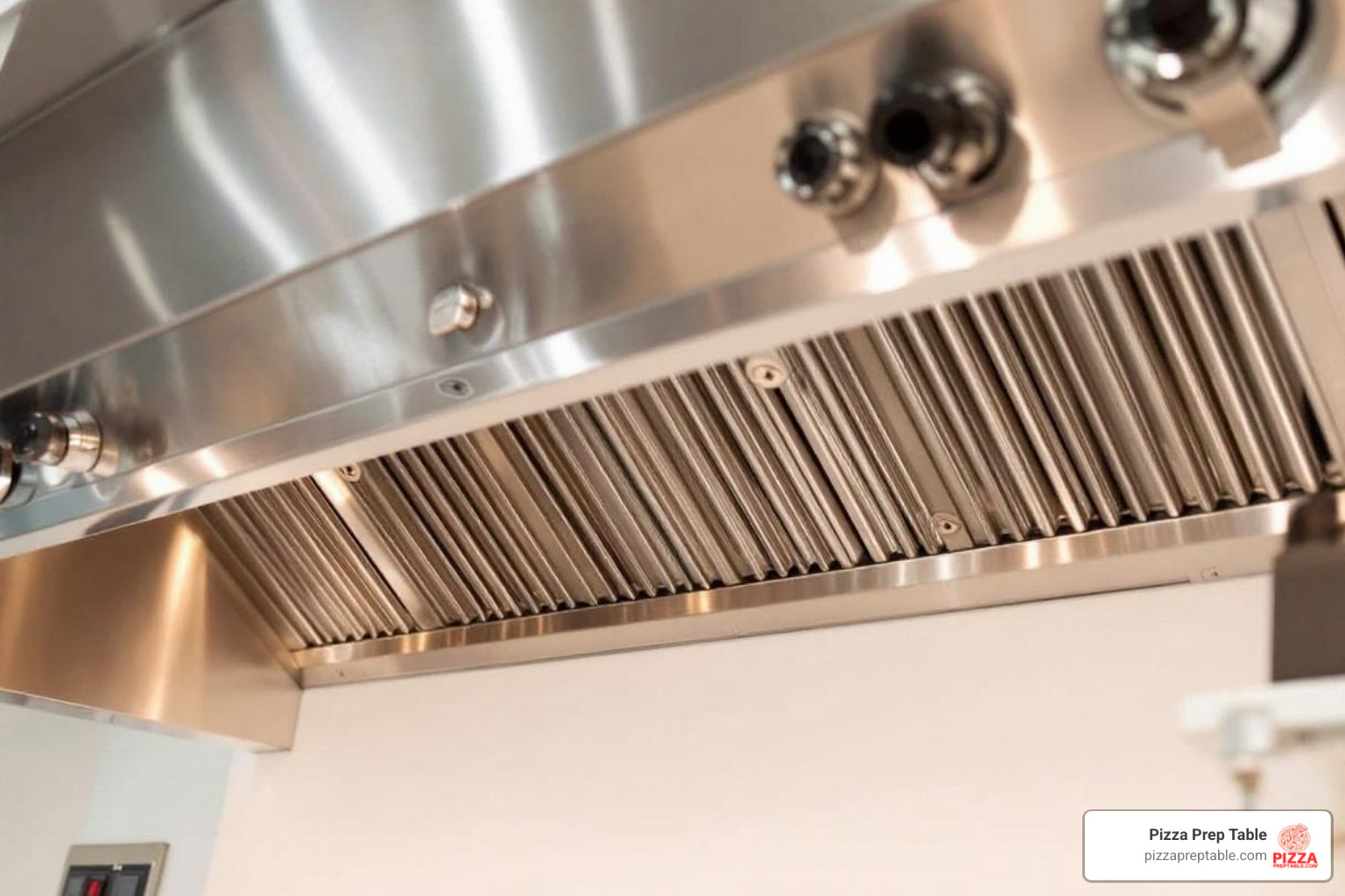 Diagram labeling commercial kitchen ventilation system components: Hood Canopy, Baffle Filters, Exhaust Fan, Ductwork, Makeup Air Unit, and Fire Suppression Nozzles - commercial range hood installation cost Diagram labeling commercial kitchen ventilation system components: Hood Canopy, Baffle Filters, Exhaust Fan, Ductwork, Makeup Air Unit, and Fire Suppression Nozzles - commercial range hood installation cost
