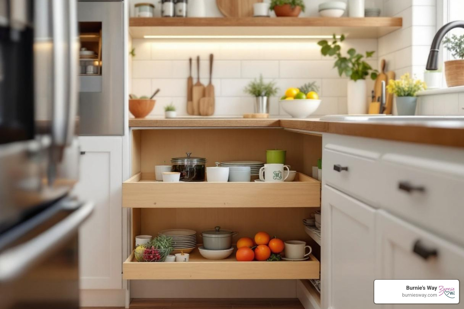 accessible kitchen with pull-out shelves - elderly home modifications accessible kitchen with pull-out shelves - elderly home modifications