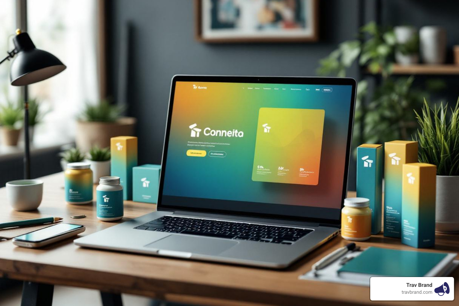showcasing a cohesive brand identity across multiple touchpoints (website, social media, packaging) - branding company